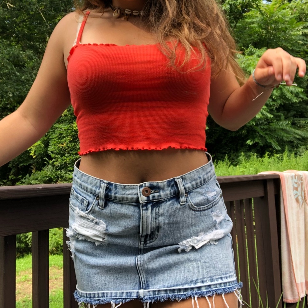 Pacsun jean skirt